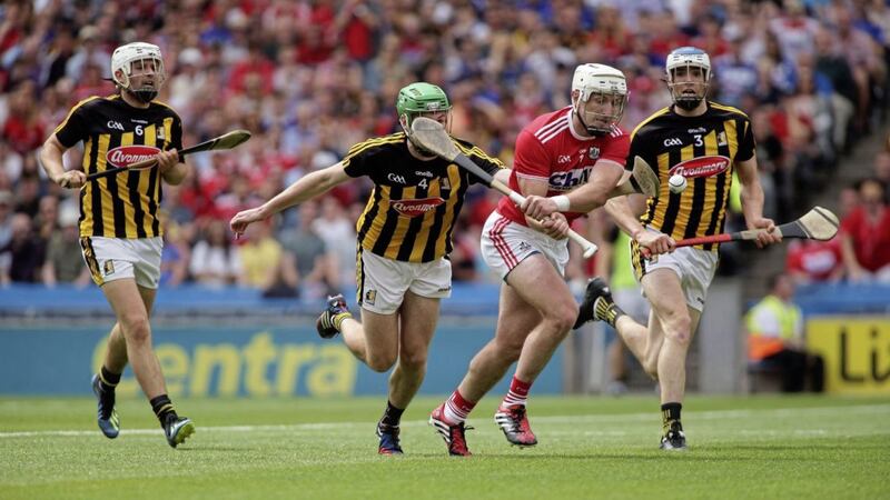 Cork&#39;s Patrick Horgan scored 15 points as the Rebels saw off Kilkenny in a thrilling All-Ireland semi-final. Picture: Seamus Loughran. 
