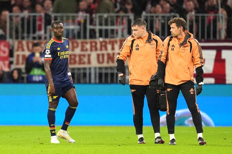 Arsenal boss Mikel Arteta admits signs are ‘not good’ for Bukayo Saka