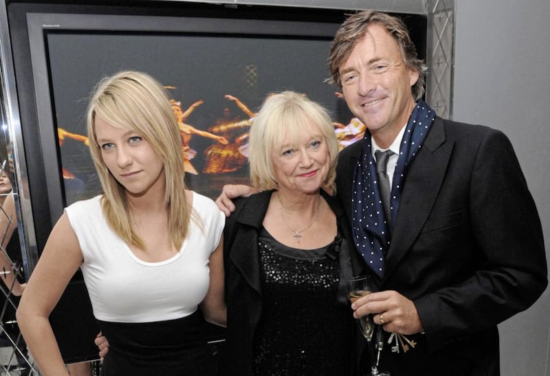Chloe Madeley with her parents Richard Madeley and Judy Finnigan
