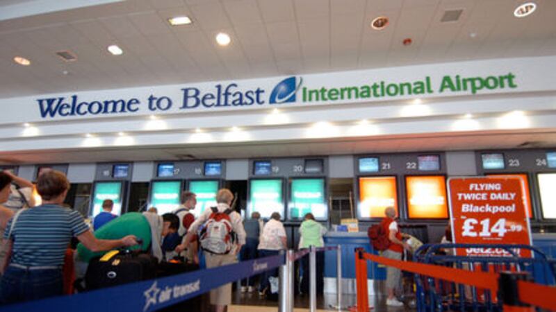 <b>BELFAST INTERNATIONAL:</b> Getting through security at the airport is a bit like getting through the gates of Hades according to the irate victims of long queues and waterlogged car parks