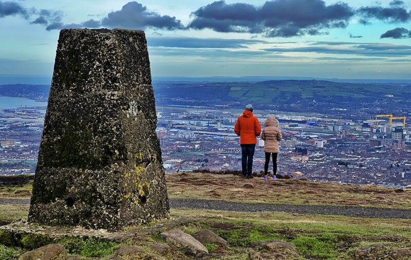 Atop Black Mountain, looking out over Belfast city. Picture by Mal McCann