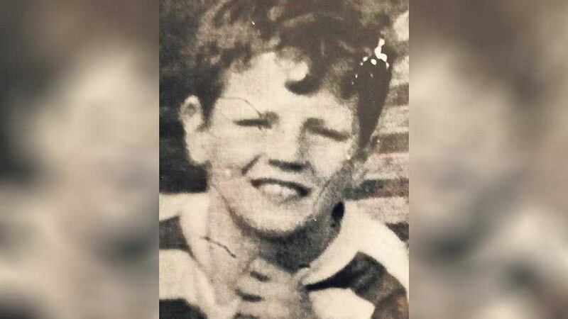 Francis Rowntree, (11), was shot by a rubber bullet in west Belfast in April 1972<br />&nbsp;