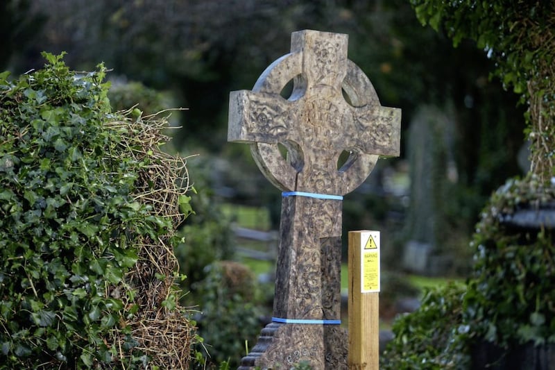 The council said 12 headstones had been banded in the City Cemetery. Picture by Mal McCann 
