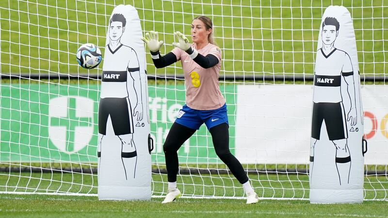 Mary Earps is gearing up for England’s World Cup opener on Saturday (Zac Goodwin/PA).