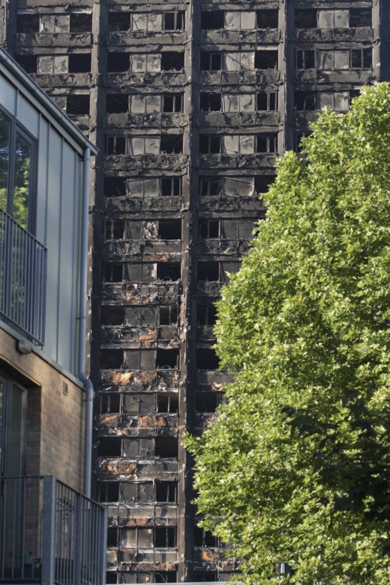 Grenfell Tower in west London (Rick Findler/PA)