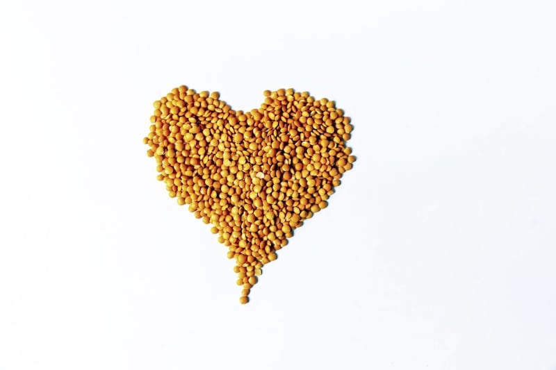 Red lentils are 25 per cent protein and extremely high in fibre 
