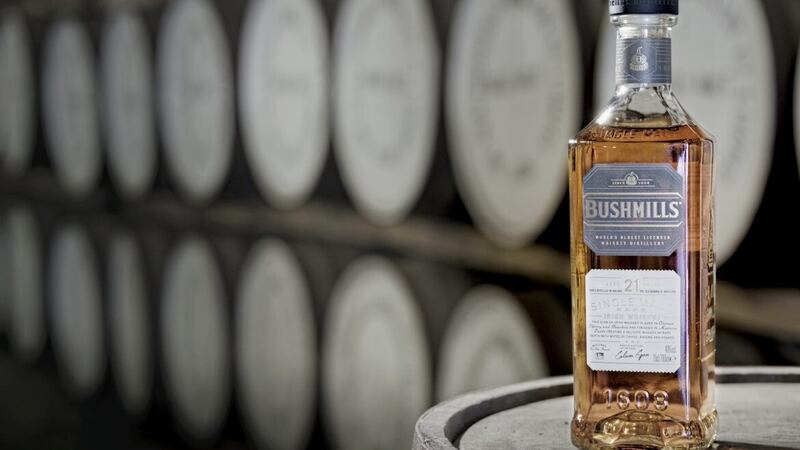 The latest accounts for The Old Bushmills Distillery Company show it had around &pound;135 million worth of whiskey maturing in its warehouses last year. 