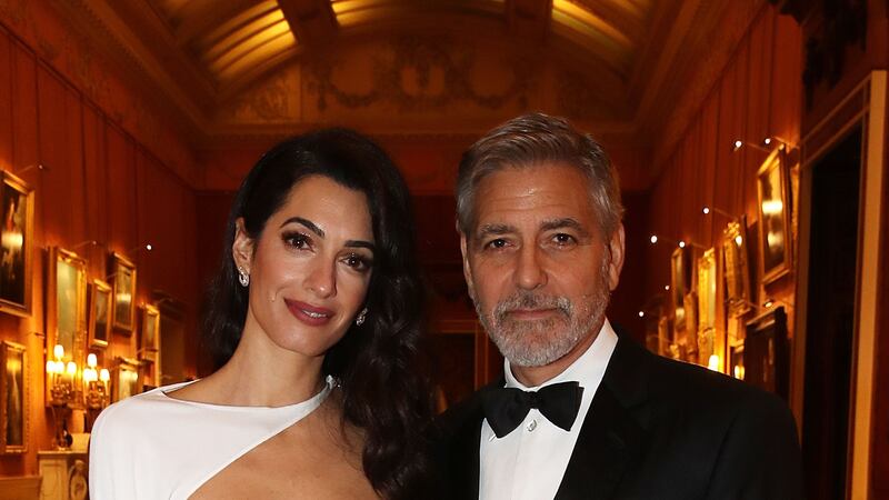 The human rights lawyer attended with her husband George Clooney.