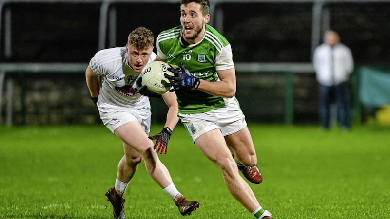 Fermanagh beat Kildare in Brewster Park against the odds last year, but the likes of Ryan Lyons (pictured), Eamon McHugh, Barry Mulrone and Sean Quigley are no longer on the Erne panel as they head to Newbridge. Picture by Ronan McGrade 