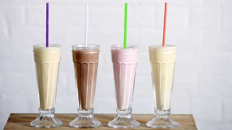 Milkshakes are a popular choice at Niall's Cast and Crew restaurant in Belfast's Titanic Quarter