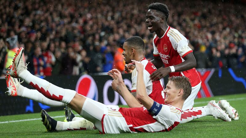 Arsenal had a night to remember (Nigel French/PA)