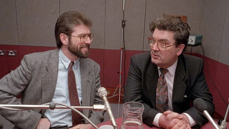 Controversial talks were taking place between SDLP leader John Hume and Sinn Fein president Gerry Adams in 1988 