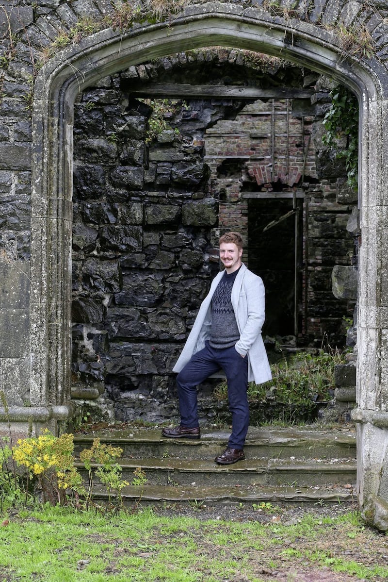 Ryan Greer at Kilwaughter Castle outside Larne, Co Antrim. Picture by Mal McCann 