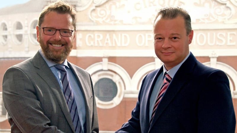 Gordon McElroy and David McAlinden confirm the MKB-McAlinden merger 