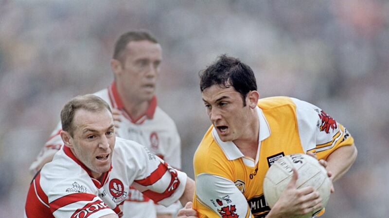 Henry Downey was in action for Derry against Kerry 