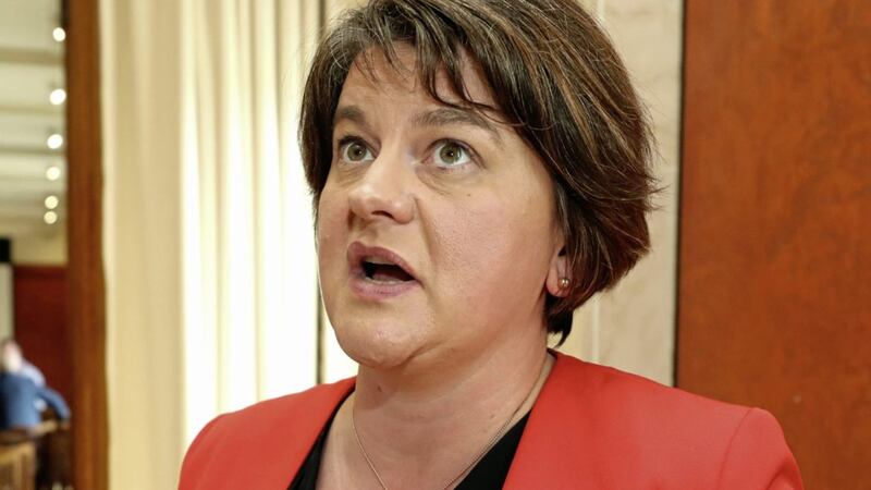 DUP leader Arlene Foster has insisted her party's deal with the Tories is good for Northern Ireland. Picture by Niall Carson, Press Association