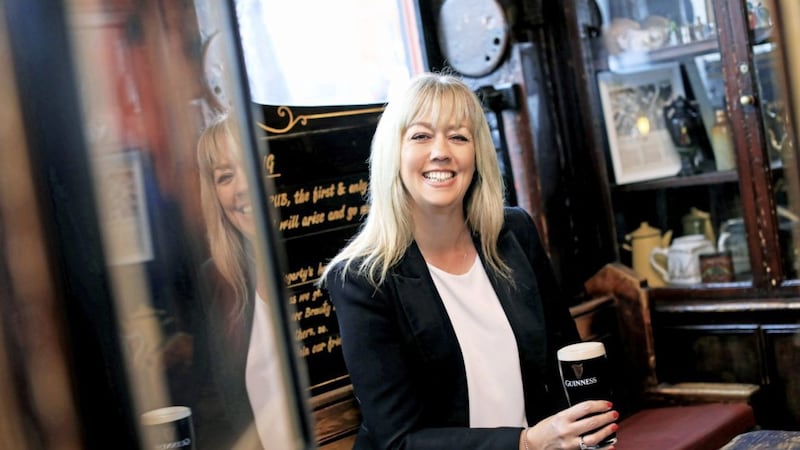CHEERS: Diageo Ireland marketing director Hilary Quinn pictured at the announcement of the &euro;14m &#39;Raising the Bar&#39; fund, established by Guinness to support the recovery of pubs across Ireland 