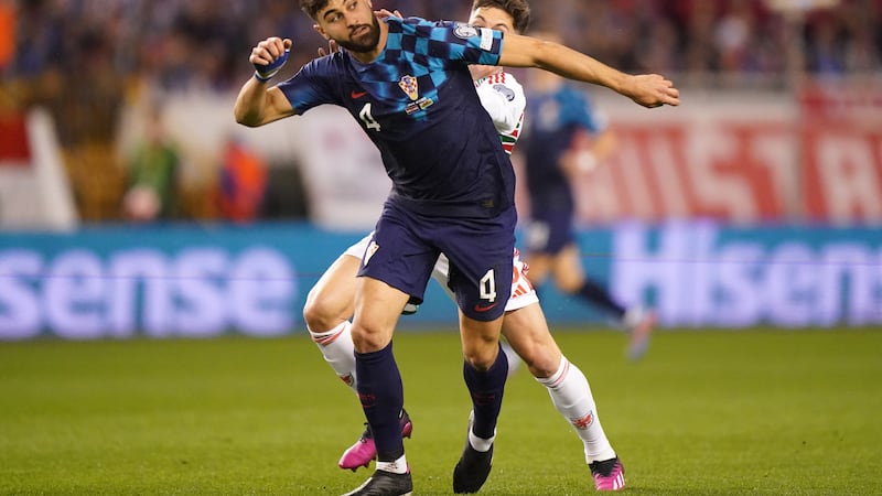 Josko Gvardiol helped Croatia reach the semi-finals of the 2022 World Cup in Qatar (Mike Egerton/PA)