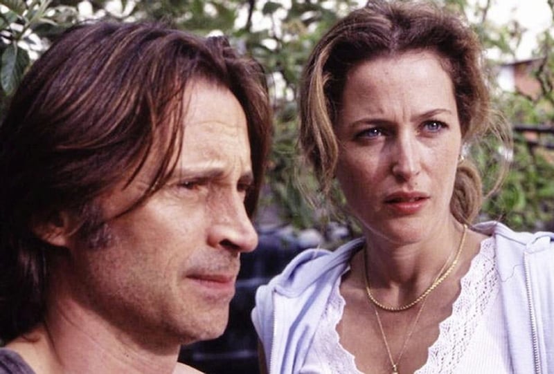 Robert Carlyle and Gillian Anderson in the film The Mighty Celt 