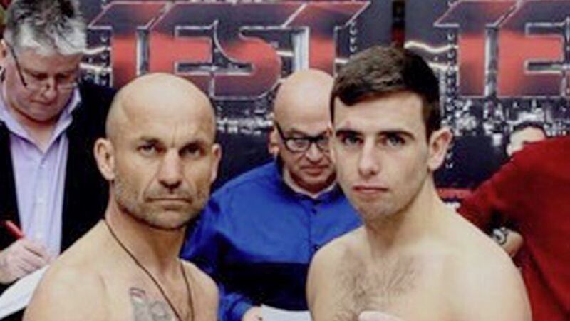 Daniel McShane (right) makes his return against former paratrooper Zsoltan Horvath at the Europa Hotel on February 3 