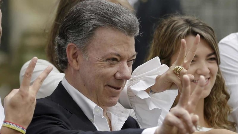 Colombian president Juan Manuel Santos Picture by Ricardo Mazalan/AP 