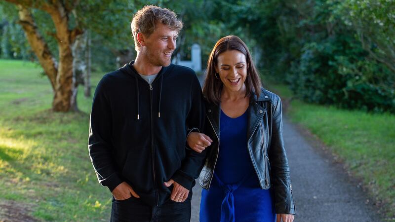 Seamus (Johnny Flynn) and Janet (Roisin Gallagher) fall for each other in Belfast in new TV show The Lovers (©Sky UK Ltd/PA)