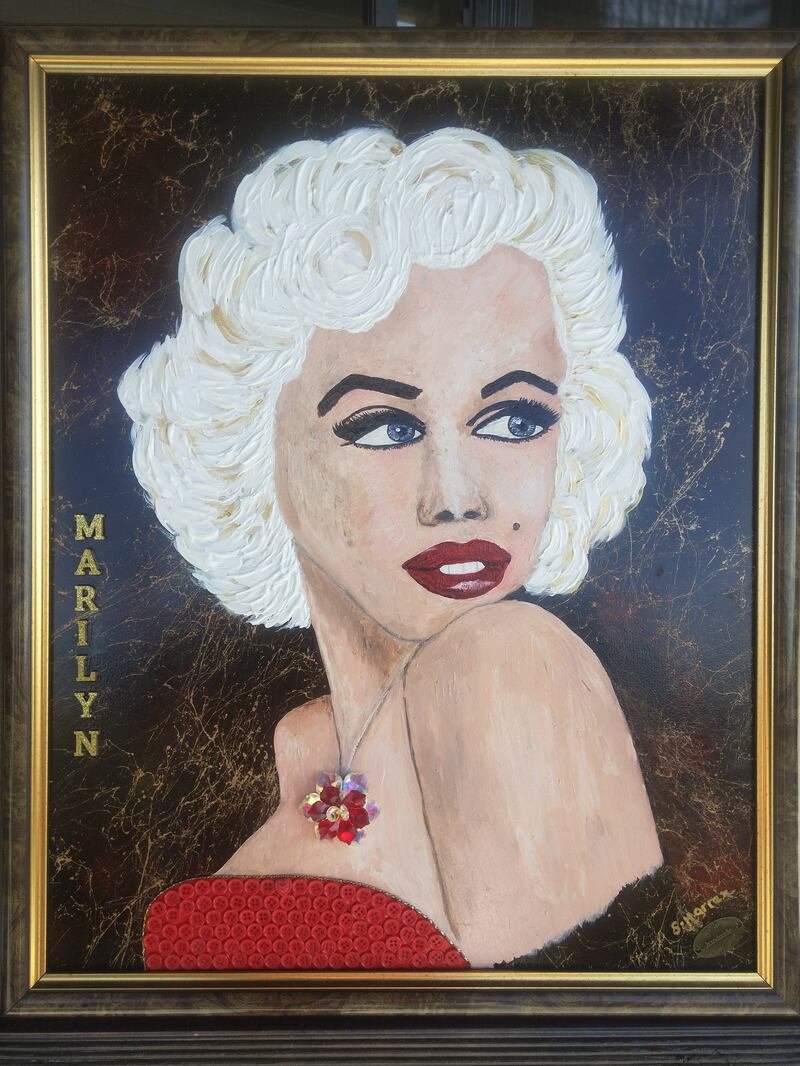 Mrs Harrex's depiction of Marilyn Monroe