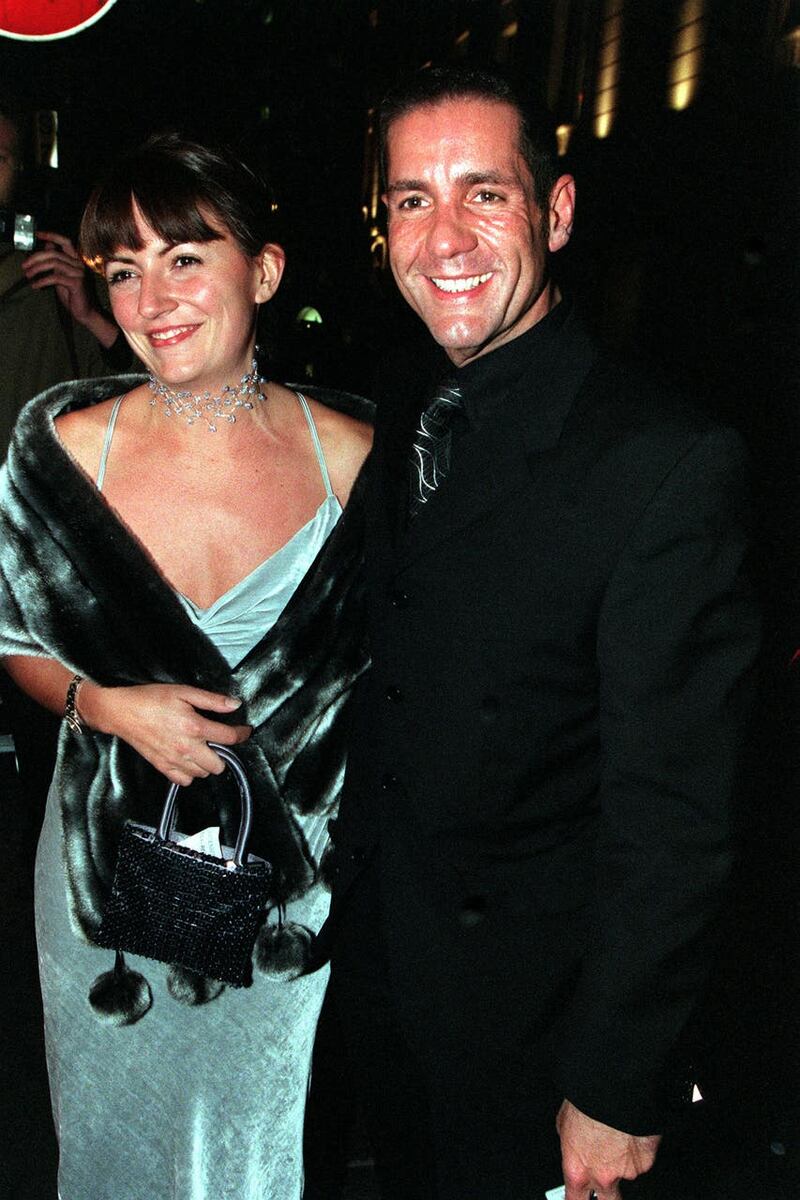 Winton with fellow presenter Davina McCall in 1998 (Toby Melville/PA)