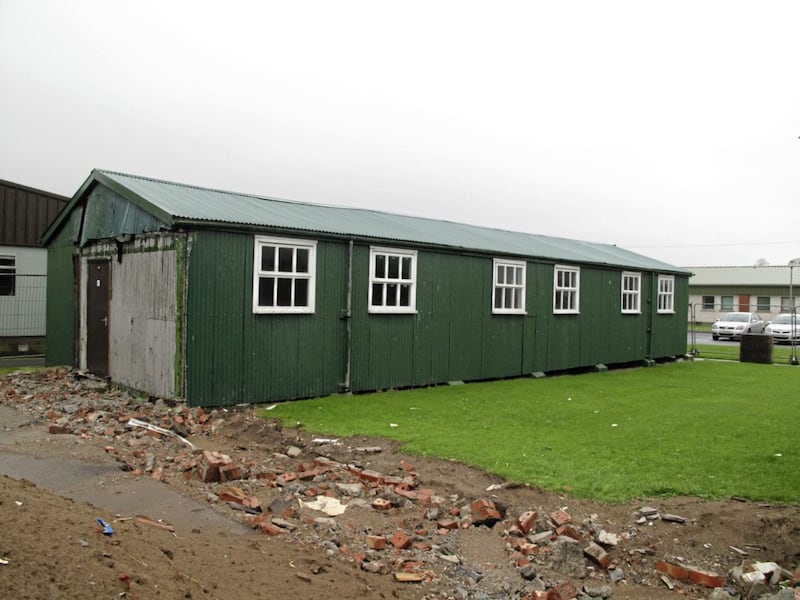 A hut at Ballykinlar camp 