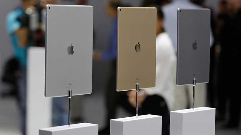Apple's new iPad Pro on display as they were launched in San Francisco last night