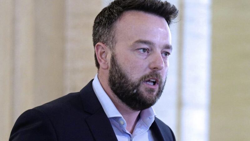 SDLP leader Colum Eastwood. Picture by Hugh Russell 