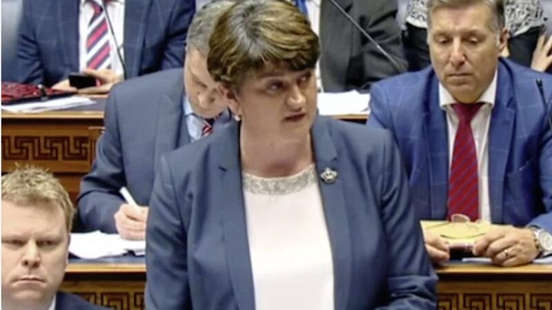 Mrs Foster made her RHI statement to fellow DUP MLAs and Justice Minister Claire Sugden 