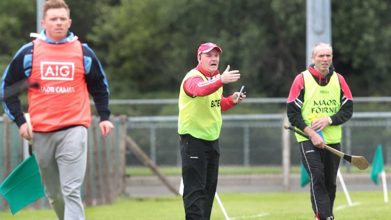 Derry camogie manager Joe Baldwin (left) has labelled the Oak Leaf's recent run of fixtures as &quot;farcical&quot;&nbsp;