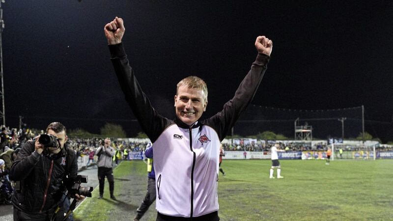 Stephen Kenny led Dundalk to four league titles before leaving to become manager of the Republic of Ireland U21 side 