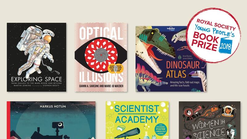 Six titles are in the running for the award that celebrates science books for under-14s.