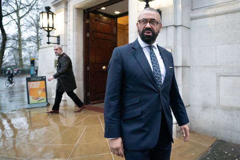 Home Secretary James Cleverly refused to put a timeline on working through outstanding asylum cases