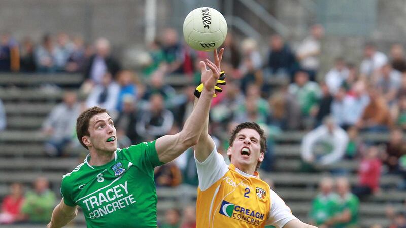 Antrim's Kevin O'Boyle in action against Fermanagh in the Ulster Championship &nbsp;