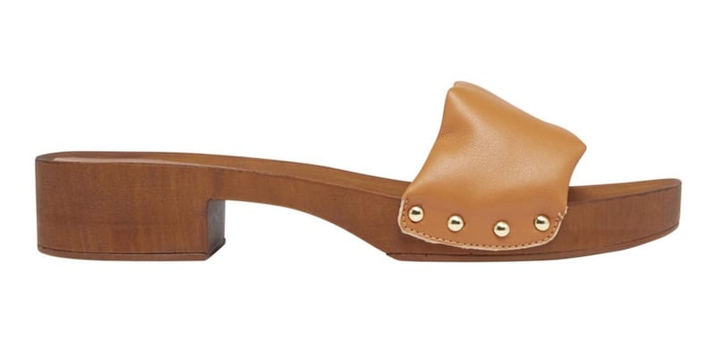 George at Asda Tan Padded Heeled Clogs, &pound;18, available from George 