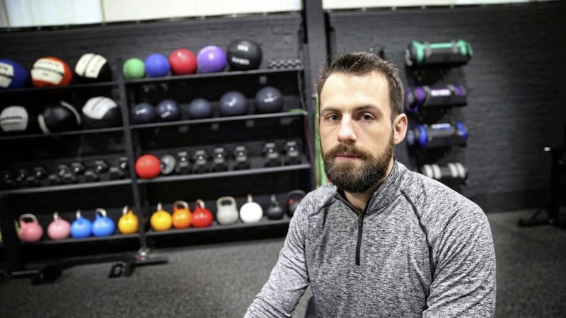 Former Coleraine GAA footballer Gregory Bradley pictured at his business, Blk Box Fitness. Picture by Hugh Russell. 