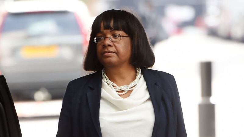 Diane Abbott talked about her hairstyle.