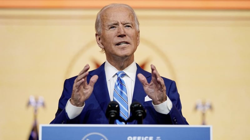 Incoming US president Joe Biden is perceived to be a friend to Ireland. Picture by AP Photo/Carolyn Kaster