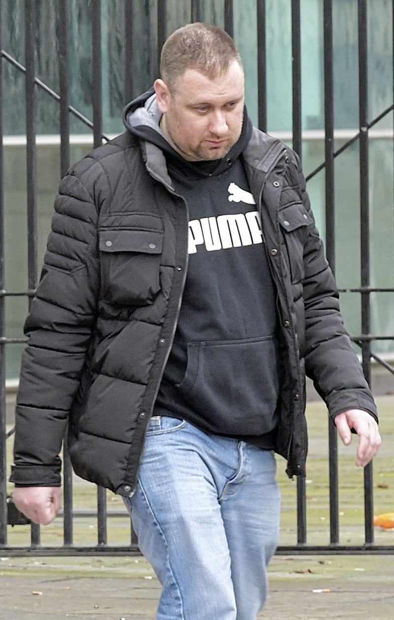 John Sheehy at Belfast Crown Court today