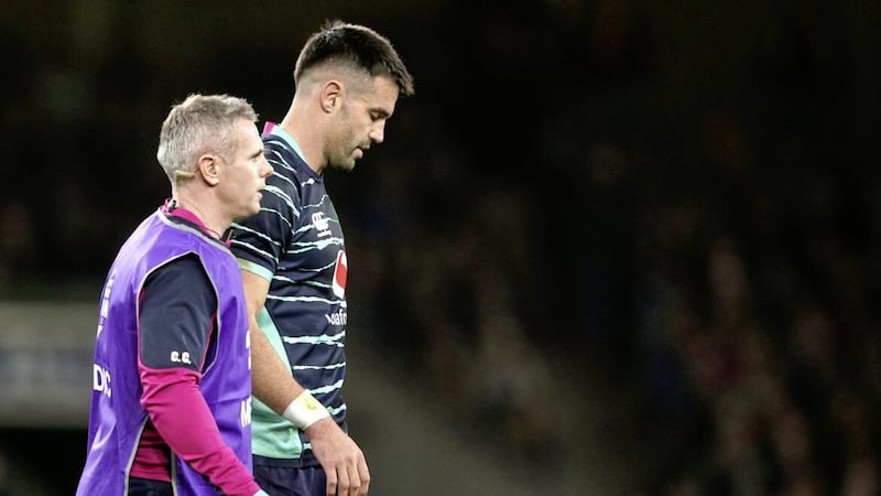 Ireland's Conor Murray, who has been ruled out of the rest of the autumn campaign because of a groin injury suffered during his side's win over world champions South Africa 