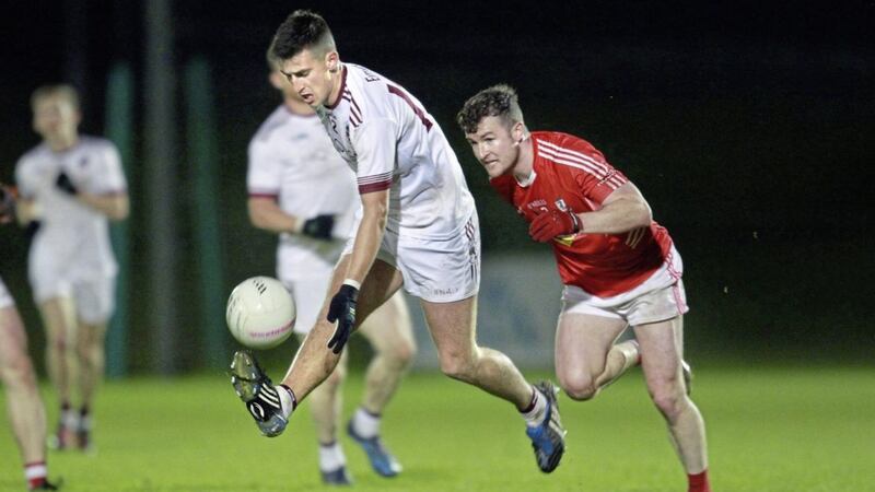 Meehaul McGrath (pictured) could be handed a pivotal task to curtail Conor Kearns in what is set to be an intriguing, tactical Derry final. Picture by Margaret McLaughlin 
