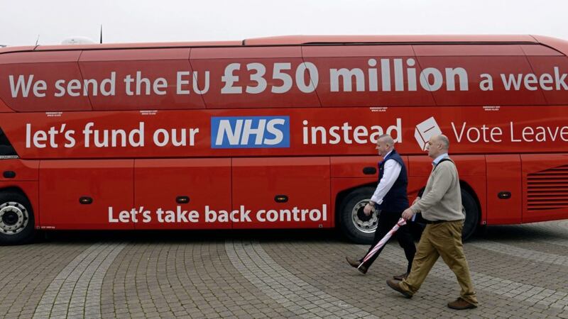 The Vote Leave campaign bus. An investigation has been launched into spending by the pro-Brexit campaign 
