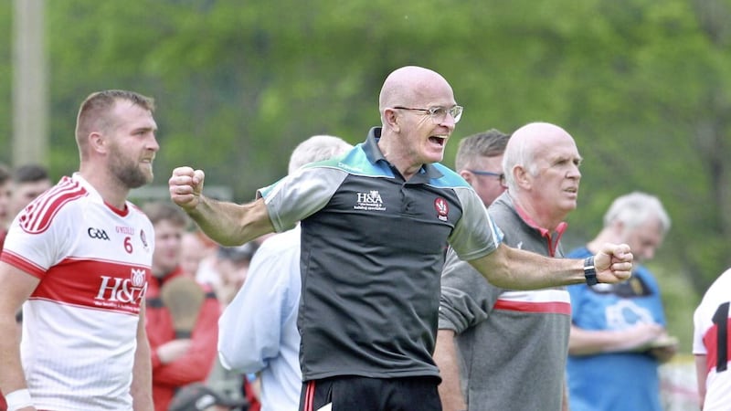 Colm McGurk during his time in charge of Derry&#39;s senior hurlers Picture by Margaret McLaughlin 
