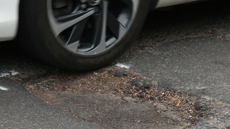 Drivers are being advised to ‘avoid puddles’ after a record month of pothole-related breakdowns (Yui Mok/PA)