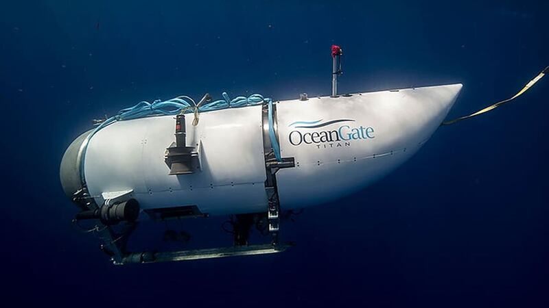 Debris from the submersible vessel named Titan was found near the wreckage of the Titanic (OceanGate Expeditions/PA)