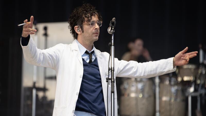 The 1975 performing on the main stage at the Trnsmt Festival (Lesley Martin/PA)