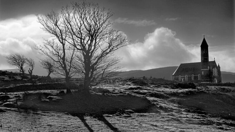 The Church of the Sacred Heart at the foot of Mount Errigal in Co Donegal Pic Mal McCann 